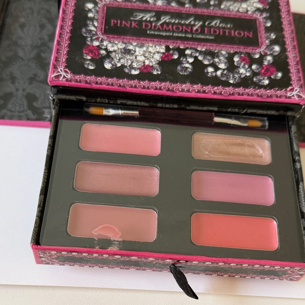 Too Faced The Jewelry Box Pink Diamond Edition Makeup Palette, NWT, perfect - Picture 11 of 11